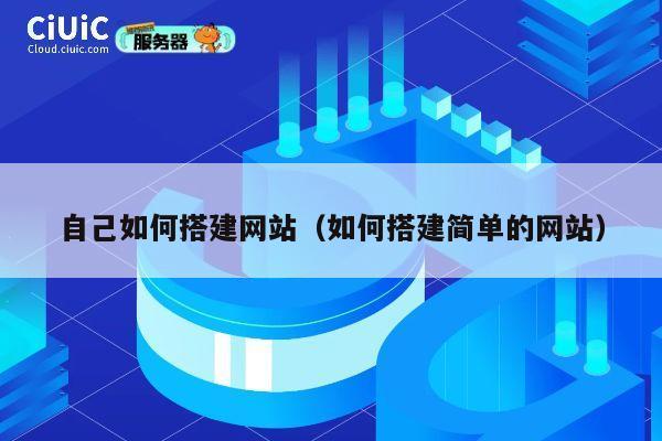 自己如何搭建网站（如何搭建简单的网站） 第1张