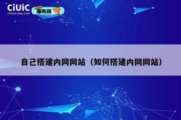 自己搭建内网网站（如何搭建内网网站） 第1张