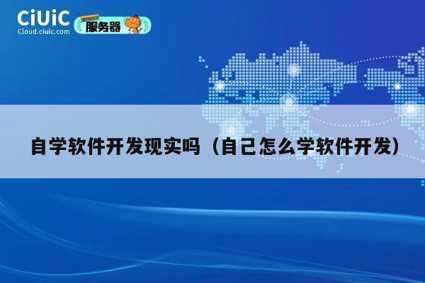 自学软件开发现实吗(自己怎么学软件开发) 第1张 自学软件开发现实吗(自己怎么学软件开发) 第1张
