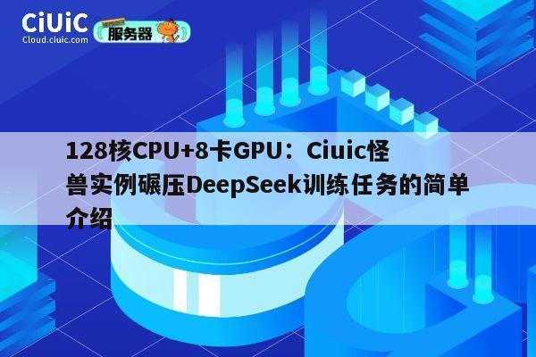 128核CPU+8卡GPU：Ciuic怪兽实例碾压DeepSeek训练任务的简单介绍 第1张